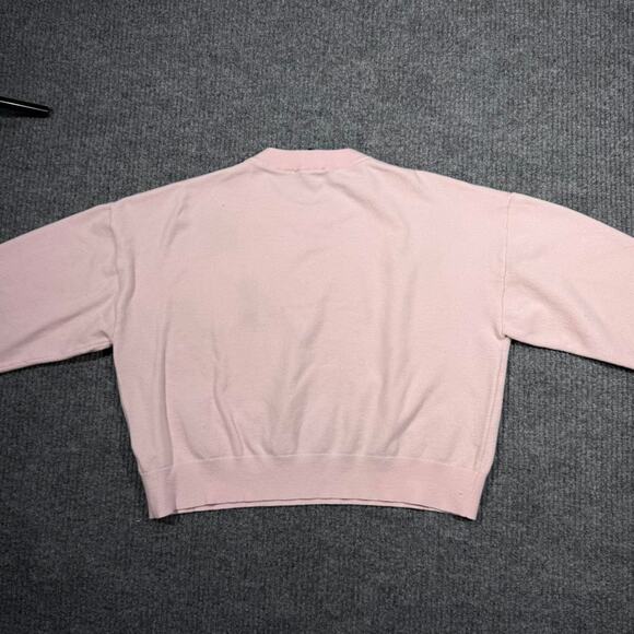 Arden B Sweater Women's Large Pink Coquette Bow Legally Blond 21x29 - Picture 6 of 8